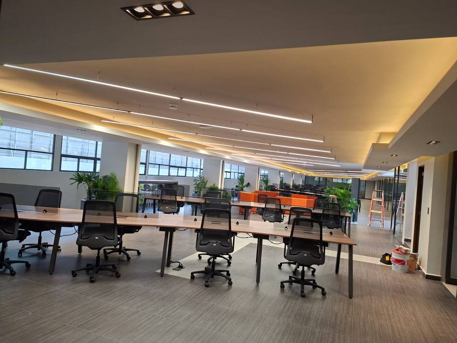 Remodelación de oficinas administrativas y fabricación de muebles de madera — Calle Hormona 2